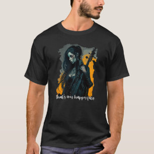 Das ist mein glücklicher Mittwoch Gesicht Goth Sti T-Shirt