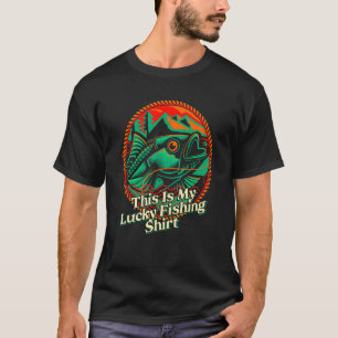 Das ist mein glückliches Fischen Lifestyle Freshwa T-Shirt