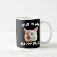 Das ist mein glückliches Gesicht, die Katze Meme S