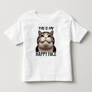 Das ist mein glückliches Gesicht Kleinkind T-shirt
