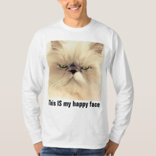 Das ist mein glückliches Gesicht, PERSIAN Cat T - T-Shirt