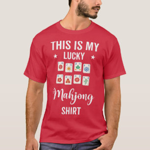 Das ist mein glückliches Mahjong-Shirt T-Shirt