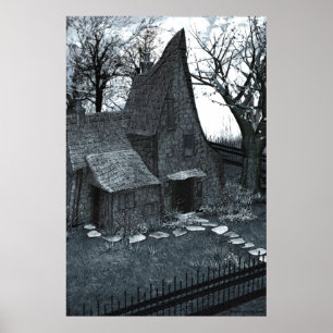 Das ist mein glückliches Place Gothic Art Poster