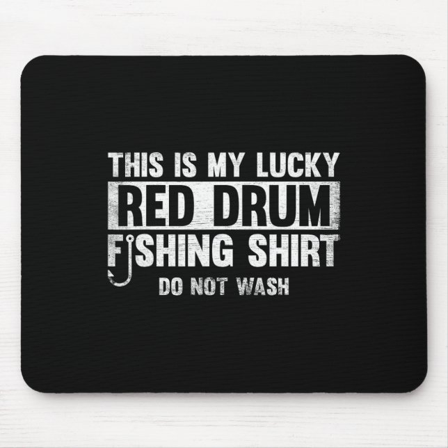 Das ist mein glückliches rotes Trommelfischgeschen Mousepad (Vorne)