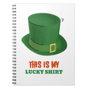 Das ist mein glückliches Shirt Notizblock