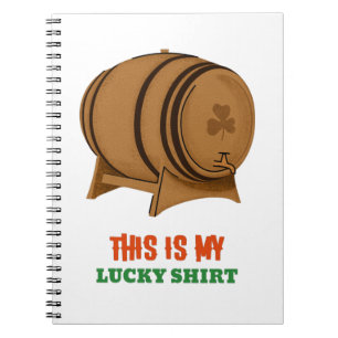 Das ist mein glückliches Shirt Notizblock