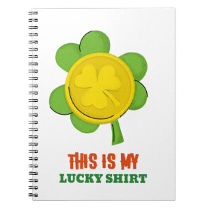 Das ist mein glückliches Shirt Notizblock