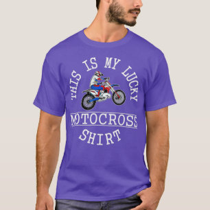 Das ist mein Glücksbringer Motocross Funny Sprichw T-Shirt