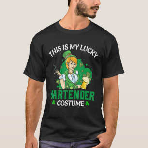 Das ist mein Glückscostume-Barkeeper Happy Patrick T-Shirt