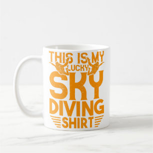 Das ist mein Glückshimmel Fallschirmspringer Falls Kaffeetasse