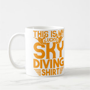 Das ist mein Glückshimmel Springen Skydiviers Skyd Kaffeetasse