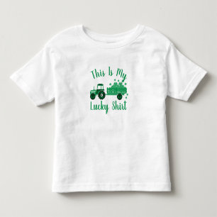 Das ist mein Glücksspiel-Shirt-Traktor St Patrick' Kleinkind T-shirt