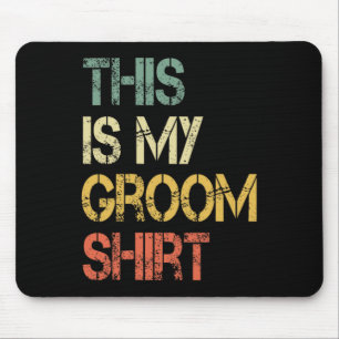 Das ist mein Groom Shirt Funny Mens Wedning Fun Ba Mousepad