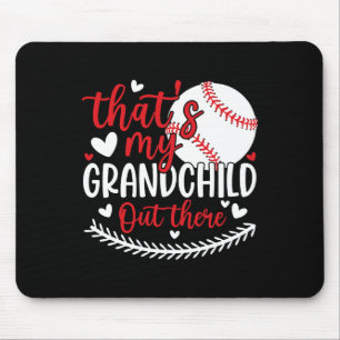 Das ist mein Großkind da draußen Funny Baseball Gr Mousepad