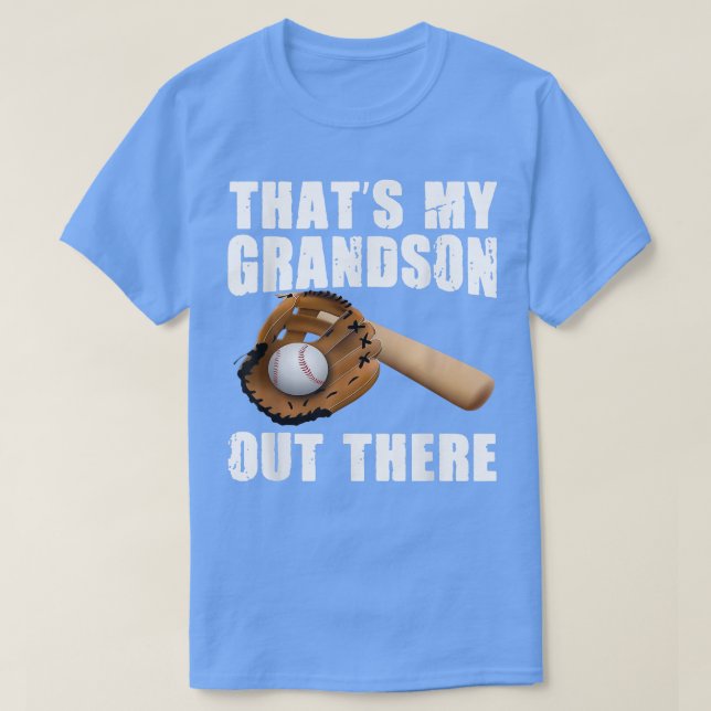 Das ist mein Großvater da draußen Baseball Player  T-Shirt (Design vorne)