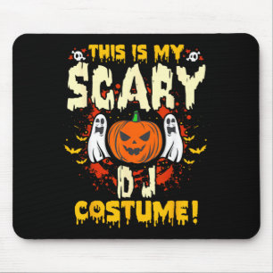 Das ist mein gruseliger DJ-Kostüm lustiges Hallowe Mousepad
