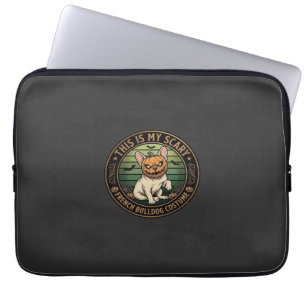Das ist mein gruseliger Französische Bulldogge Kos Laptopschutzhülle