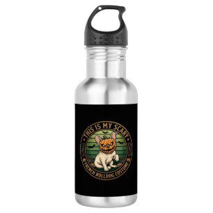 Das ist mein gruseliger Französischer Bulldogge-Ko Edelstahlflasche