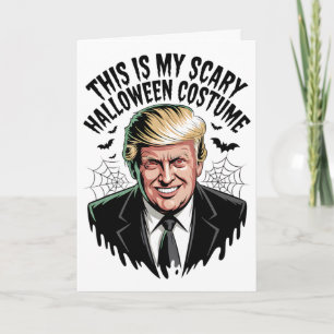 Das ist mein gruseliger Halloween-Kostüm lustiger Karte