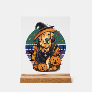 Das ist mein gruseliger Hund-Vater-Kostüm Hallowee Acrylschild