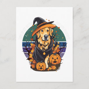 Das ist mein gruseliger Hund-Vater-Kostüm Hallowee Postkarte