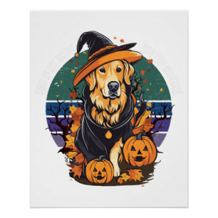 Das ist mein gruseliger Hunde-Vater-Kostüm Hallowe Poster