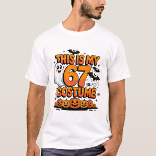 Das ist mein Halloween 67 Kostüm lustiger Brainrot T-Shirt