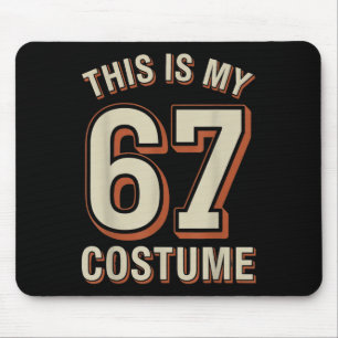 Das ist mein Halloween 67 Kostüm Mousepad