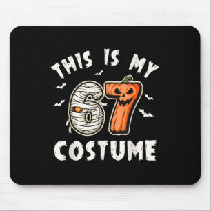Das ist mein Halloween 67 Kostüm Nummer 6 7 Meme  Mousepad