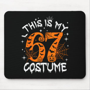 Das ist mein Halloween 67 Kostüm Nummer 6 7 Meme S Mousepad