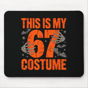 Das ist mein Halloween 67 Kostüm Nummer 6 7 Meme S Mousepad