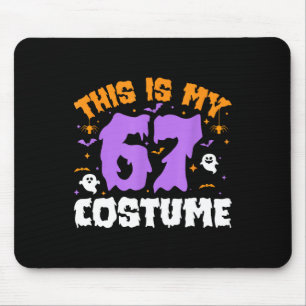Das ist mein Halloween 67 Kostüm Nummer 6 7 Meme S Mousepad