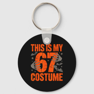 Das ist mein Halloween-67-Kostüm Nummer 6 7 Meme S Schlüsselanhänger