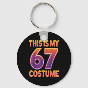 Das ist mein Halloween 67 Kostüm Nummer 6 7 Meme S Schlüsselanhänger