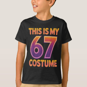 Das ist mein Halloween 67 Kostüm Nummer 6 7 Meme S T-Shirt