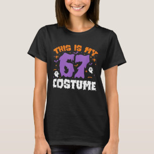 Das ist mein Halloween-67-Kostüm Nummer 6 7 Meme S T-Shirt