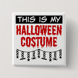 Das ist mein Halloween Costume Spiders Bats Button