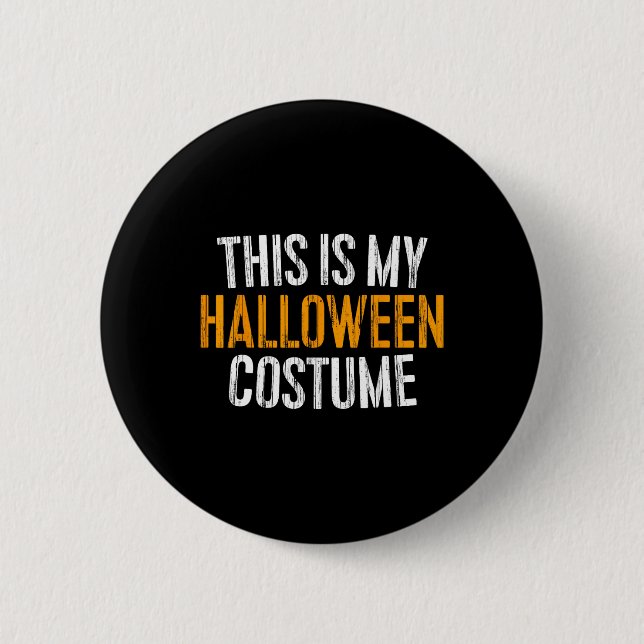 Das ist mein Halloween-Kostüm Button (Vorderseite)