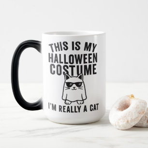 Das ist mein Halloween-Kostüm, ich bin eigentlich Verwandlungstasse