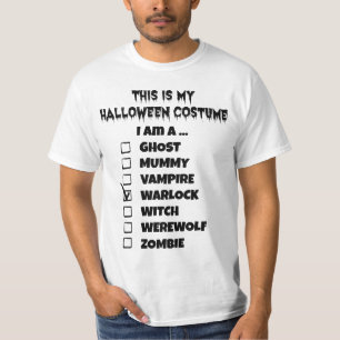 Das ist mein Halloween-Kostüm - Karo Mark Warlock T-Shirt