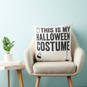 Das ist mein Halloween-Kostüm Lustige Geist Spinne Kissen
