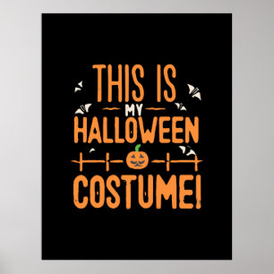 Das ist mein Halloween-Kostüm Poster