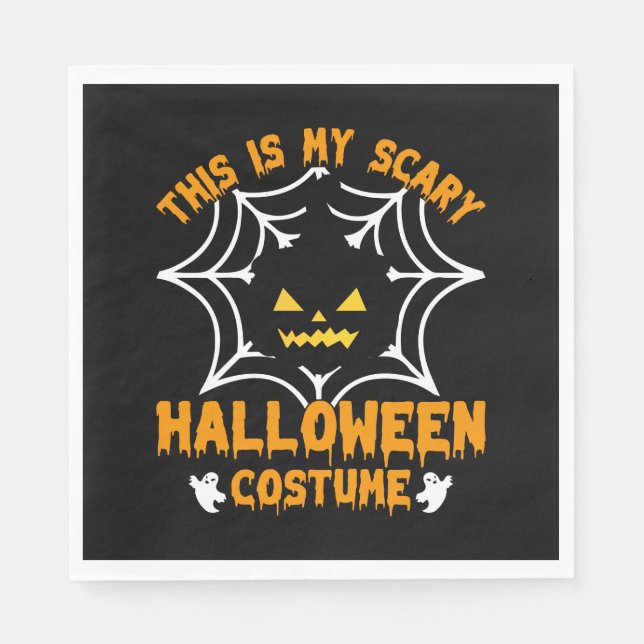 Das ist mein Halloween-Kostüm-Schlüsselanhänger Serviette (Vorderseite)