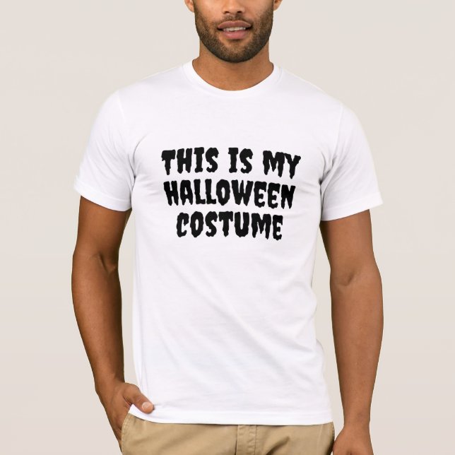 Das ist mein Halloween-Kostüm-T-Shirt-T - Shirt (Vorderseite)