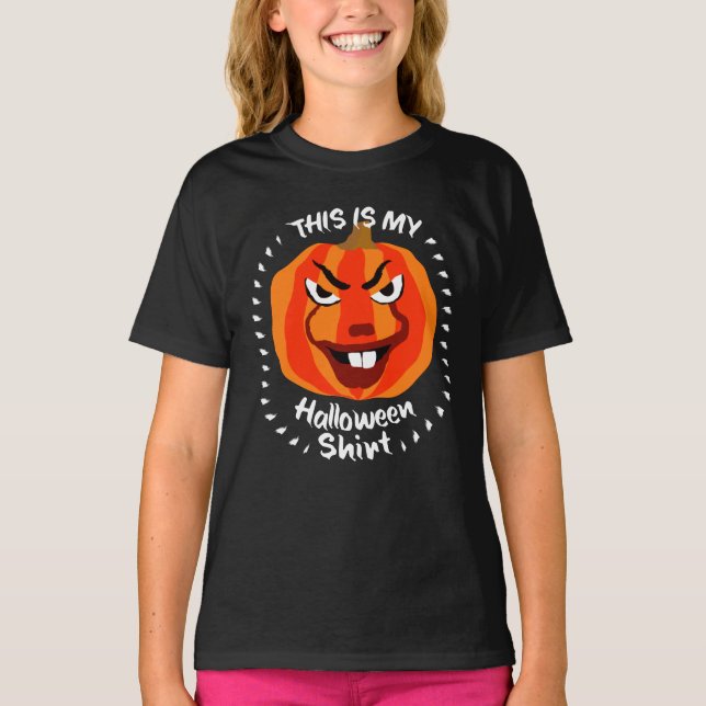 🎃 Das ist mein Halloween-Shirt - lustiger Beängst T-Shirt (Vorderseite)