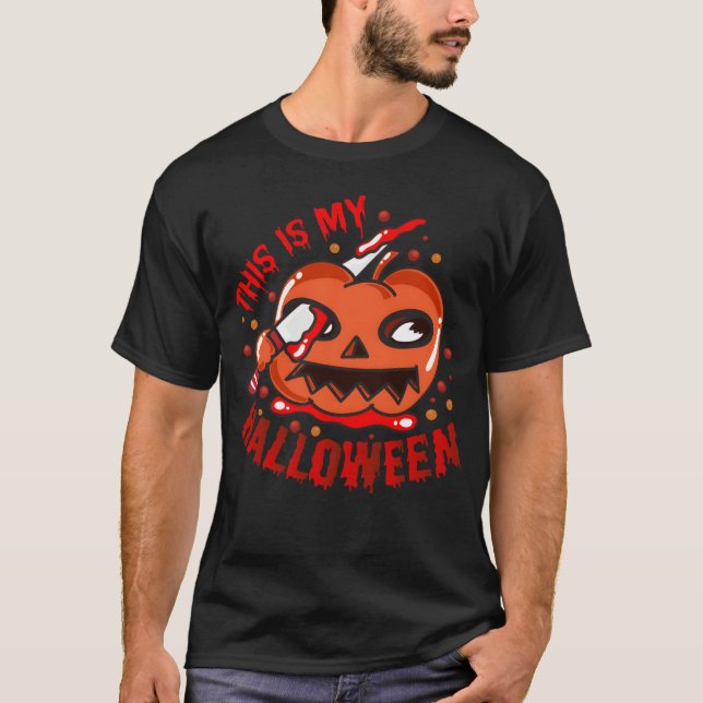 Das ist mein Halloweencute Kürbis Halloween 2022 b T-Shirt (Vorderseite)