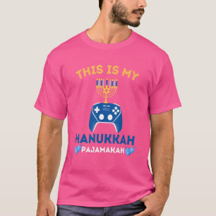 Das ist mein Hanukkah-Pajamakah-jüdisches-Videospi T-Shirt
