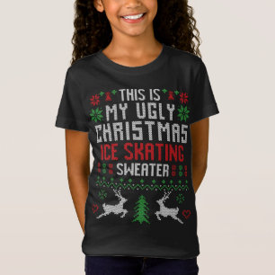 Das ist mein hässlicher Weihnachtseis-Skaten-Sweat T-Shirt