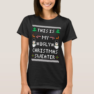 Das ist mein hässlicher Weihnachtspullover T-Shirt