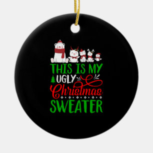 Das ist mein hässliches Weihnachts-Sweater-Süße Ti Keramik Ornament